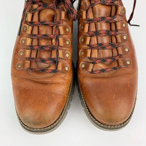 Cole Haan Zerogrand Waterproof Hiker Boots Brown Leather Lace Up 9 main image 4